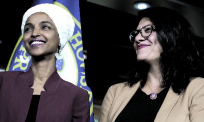 From left to right: Ilhan Omar and Rashida Tlaib.
