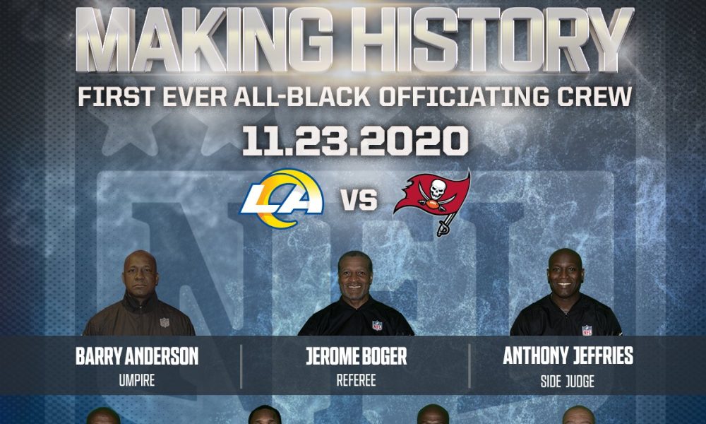 NFL's First All-Black Crew Officiated 'Monday Night Football' Game