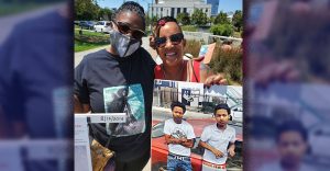 Florence McCrary (left) and Annette Miller, members of the Violence Prevention Coalition and mothers who have lost sons to gun violence in Oakland, advocated for the creation of a Victim Service Liaison within OPD. Photo by Brigitte Cook.