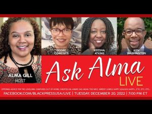 LIVE! — ASK ALMA! — TUESDAY 12.20.22 7PM EST