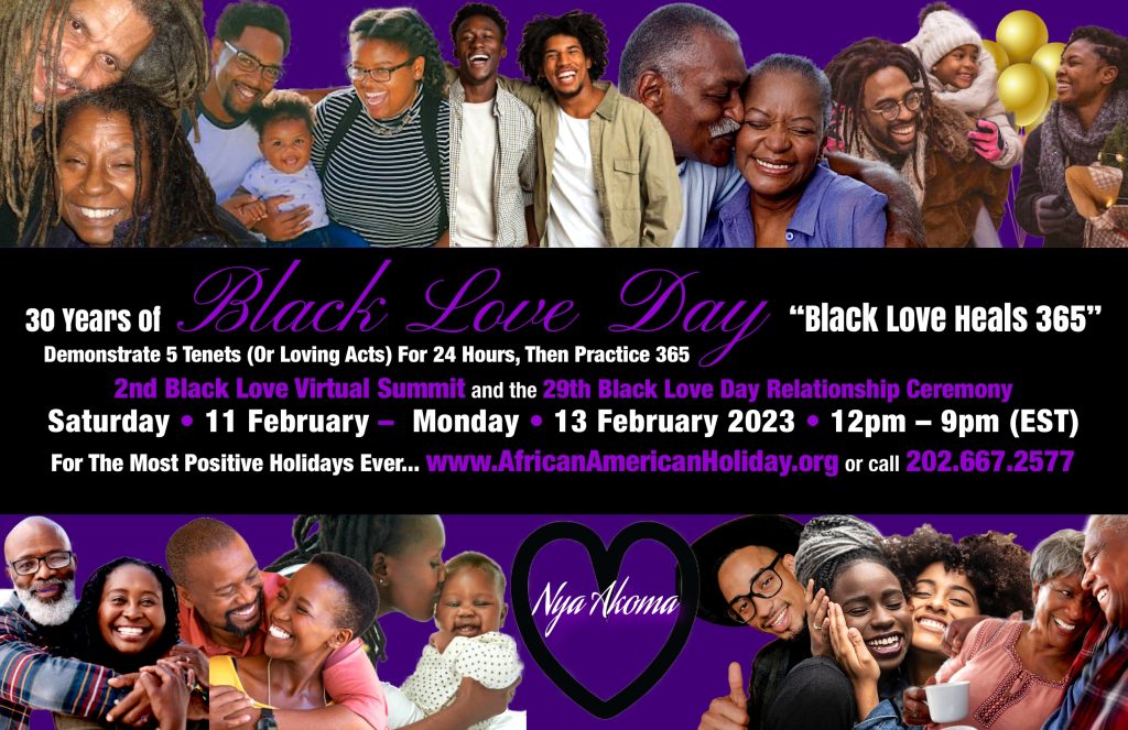 PRESS ROOM Black Love Day, Feb. 13, 2023 Celebrates its 30th