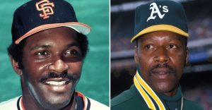 Vida Blue (left) and Mike Norris. Courtesy Richmond Standard