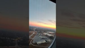 Sunrise takeoff