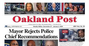 Oakland Post: Week of December 27 – January 2, 2024