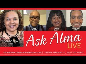 LIVE! — ASK ALMA! — TUES. 2.27.24 7PM EST