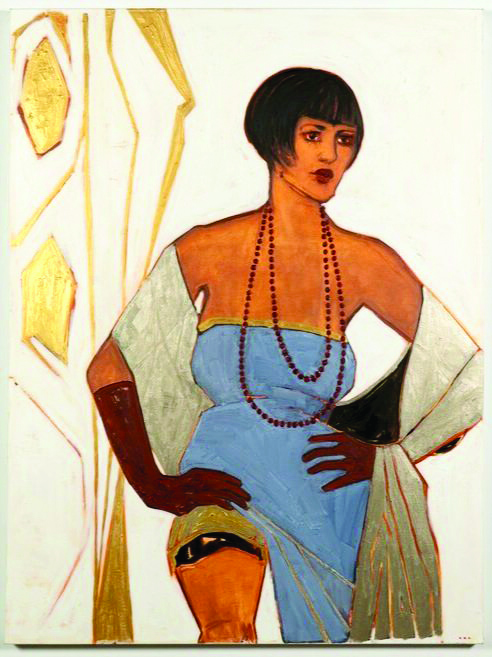 Josephine Baker II, 2020 | Oil On Canvas | 48 x 36 inches. By Charisa Dene Jacobs