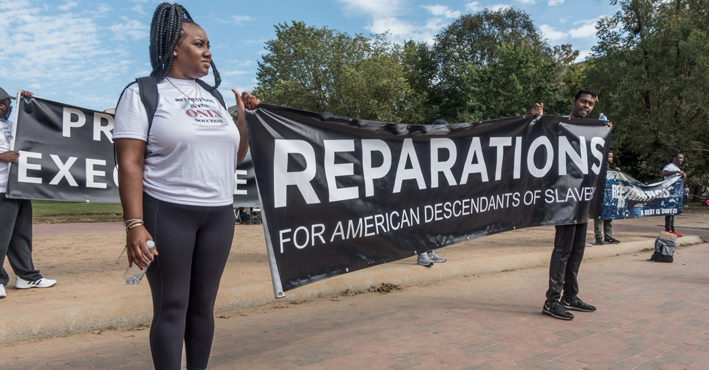 Shutterstock: Activist in Washington D.C. Oct. 16, 2021.