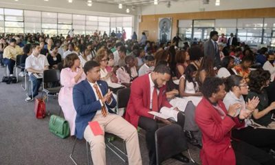 More than 200 people attended the scholarship reception hosted by the San Francisco-Bay Area National Pan Hellenic Council. Photo by Chika Emeka.