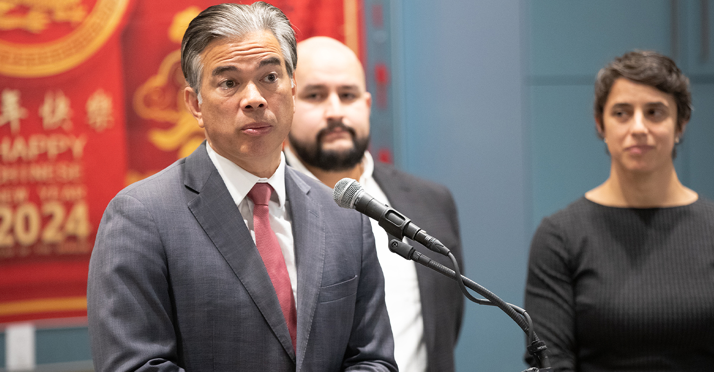 Attorney General Rob Bonta.