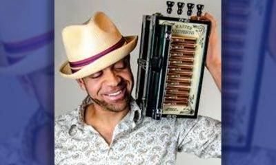 Zydeco accordionist Andre Thierry will be featured at the 9th Annual Black-Eyed Pea Festival on Saturday, Sept. 14, 2024, at Marston Campbell Park at 17th and West streets in West Oakland from 11 a.m.-6 p.m. This is a FREE community event for all ages. Photo courtesy Andre Thierry.