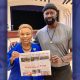 Congresswoman Barbara Lee (CA-12), left, and Jonathan Paul Jones, African American Sport & Entertainment Group (AASEG). Photo by Conway Jones.