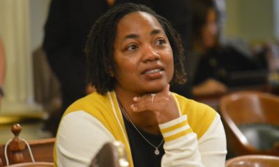 Asm. Akilah Weber (D-La Mesa) presented ACR 222, Historical Black Colleges and University Week (ACR 222), on the floor of the Assembly at the State Capitol on Aug. 13, 2024. CBM photo by Antonio Ray Harvey.