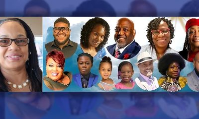 Left to right: Cindy Isaac (Courtesy CYT Tri-Valley), Top row: Christopher Lea, Pauletta Hickerson, Brian Finley, Fayette Foster, Candy Thomas. Bottom row: Althea Battle, Osiezhe B., Lola E., Maia B., Rich Gates, Sharika Gregory, and Tristan Johnson. Photo courtesy Charisma City Productions.