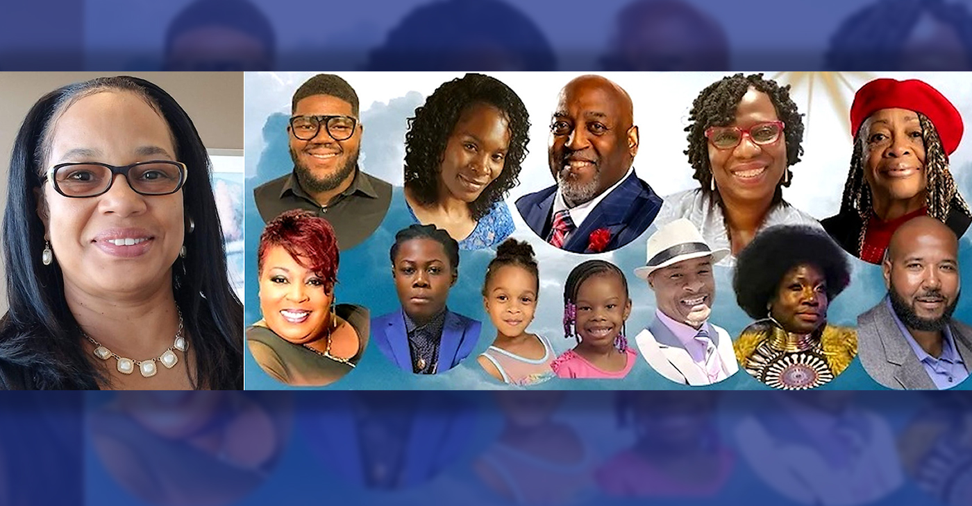 Left to right: Cindy Isaac (Courtesy CYT Tri-Valley), Top row: Christopher Lea, Pauletta Hickerson, Brian Finley, Fayette Foster, Candy Thomas. Bottom row: Althea Battle, Osiezhe B., Lola E., Maia B., Rich Gates, Sharika Gregory, and Tristan Johnson. Photo courtesy Charisma City Productions.