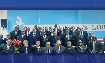 Members of the Bay Cities Baptist Ministers Union. First row: J. Captain, C. Harris, E. Lloyd, J.L. Hudson, J.L. Smith, F. Henry, C. Prince, S. Robinson, and J. Jones. Second row: F. Robinson, H. Williams, D. Jones, C. Green, R. Easterling, K. Young, S. Walker, C.L. Hopkins, and W. Culp. Third Row: G. Taylor, E. Barfield, M. Robinson, I. Green, G. Johnson, T. Butler, and J. Swain. Fourth row: R. Elzey, E. Bullen, R. Lacy, E. Ward, K. Dearman, S. Williams, and R. Lathem. Courtesy photo