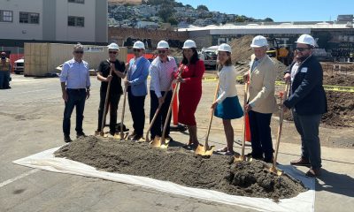 Mayor London Breed speaks at the groundbreaking celebration for a new senior affordable housing complex in the Mission District.