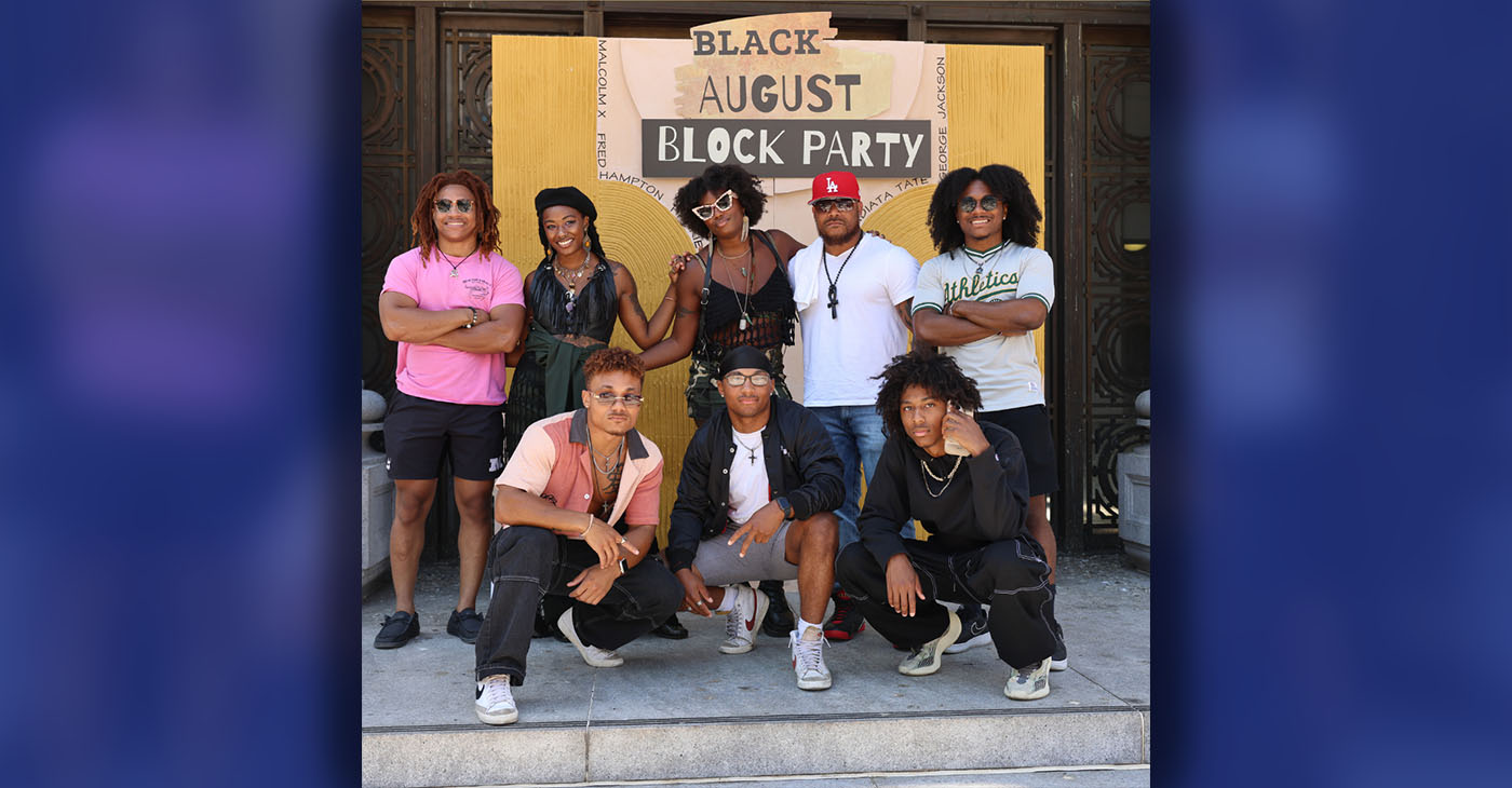 Participants in BOSS Black August Block Party in 2023. Courtesy photo.