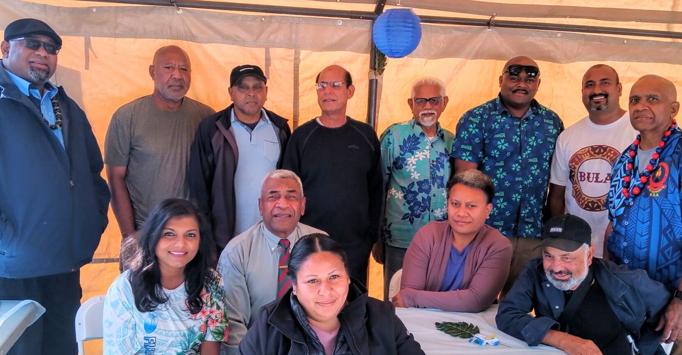 Community portrait at Bula Auto Sales celebration of Fiji’s independence. Photo by Mike Kinney.