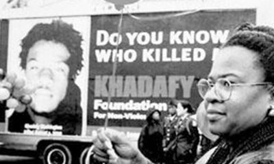 Marilyn Washington-Harris, posted 19 billboards around Oakland with the picture of her murdered son, Khadafy Washington, and the blaring question: Do You Know Who Killed Me?