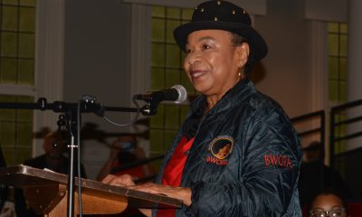 (File Photo) U.S. Congresswoman Barbara Lee (D-13-Oakland) chides Justices on the Supreme Court of the United States for voting to strike down Affirmative Action. She is shown here speaking in front of the California Reparations Task Force in Oakland on May 6, 2023. CBM photo by Antonio Ray Harvey. By Edward Henderson, California Black Media