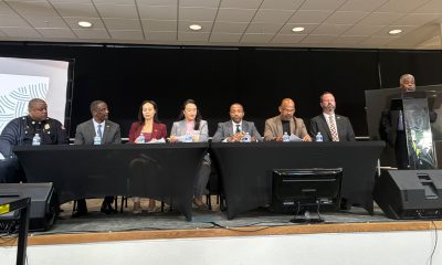 Oakland Public Safety Leadership team held a series of town halls to discuss and answer concerns around public safety strategies and initiatives by city leaders. Photo by Magaly Muñoz.