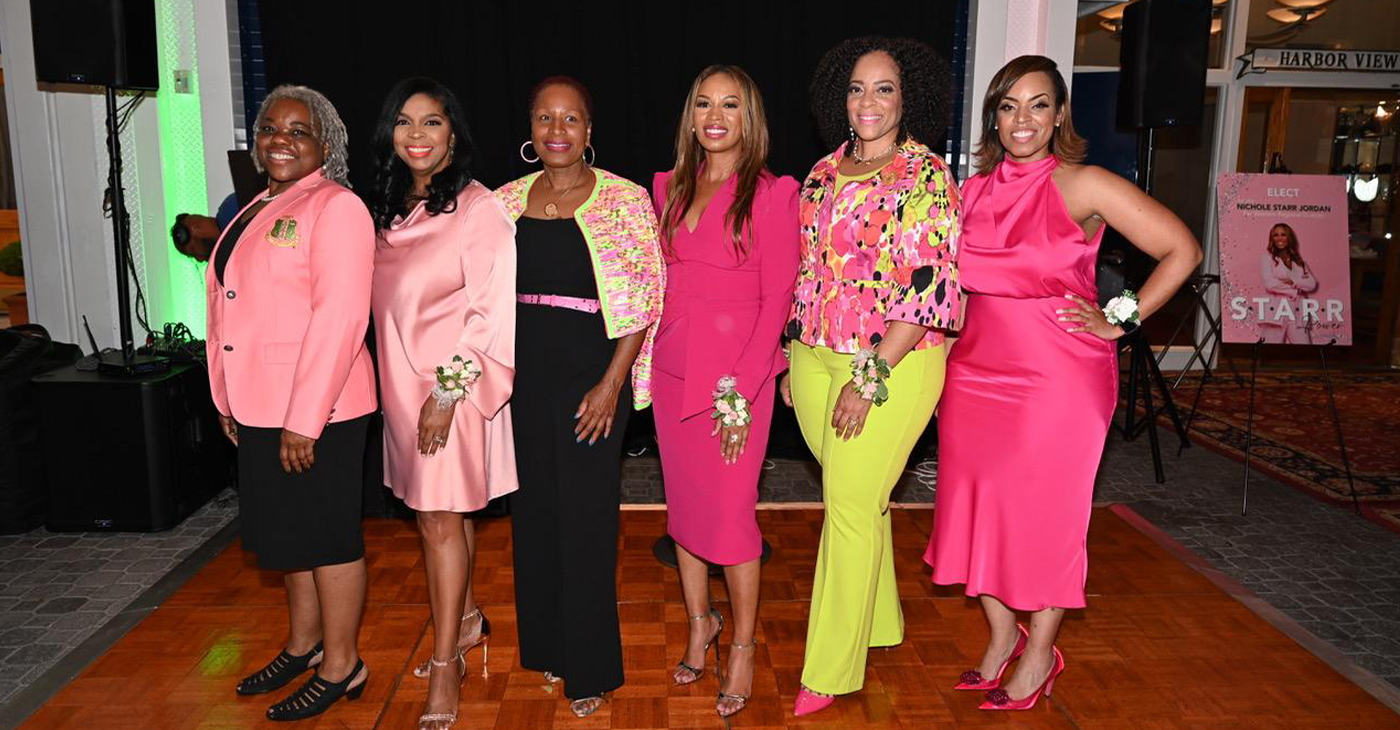 Right to left: Kimberly Mayfield; Carrie J. Clark; Carol R. Dixon; Nichole Starr Jordan, Shawn E. Simmons, Lauren N. Peebles. Courtesy photo