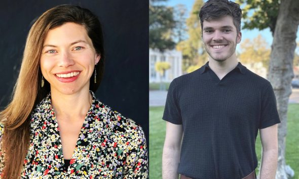 Oakland Unified School District 1 candidates Rachel Latta and Ben Salop. Photos courtesy of candidates.