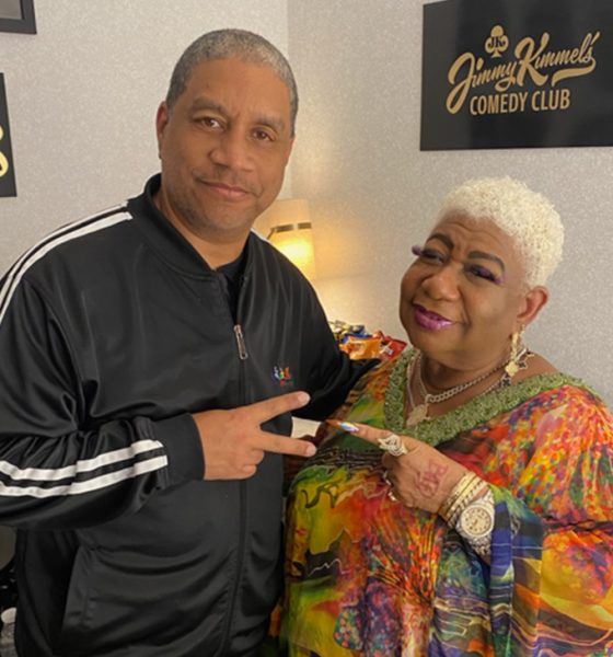 (L-R) Terry T. aka Mr. Community and Oakland legend, comedian Luenell. Photo by Jonathanfitnessjones.