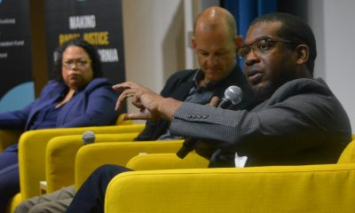 At the State of Black California event in Sacramento on Sept. 14. From left to right: Asm. Corey Jackson (D-Moreno Valley), Asm. Chris Holden (D-Sacramento) and Asm. Mia Bonta (Oakland).