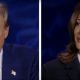 Former President Donald Trump and Vice President Kamala Harris during their first presidential debate Philadelphia on Tuesday night. Photo: Screen capture from ABC News feed of the debate.