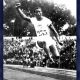 William DeHart Hubbard made history in 1924 when Hubbard made Olympic history by winning the Gold Medal in the long jump. Public Domain.