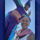 Mandisa Snodey, a volunteer at the festival, smiles with her daughter Amina, a member of the Prescott Circus which performed at the festival. Courtesy photo.