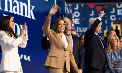 V.P. Kamala Harris at the DNC in Chicago. Photo by Max Elramsisy.