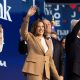 V.P. Kamala Harris at the DNC in Chicago. Photo by Max Elramsisy.