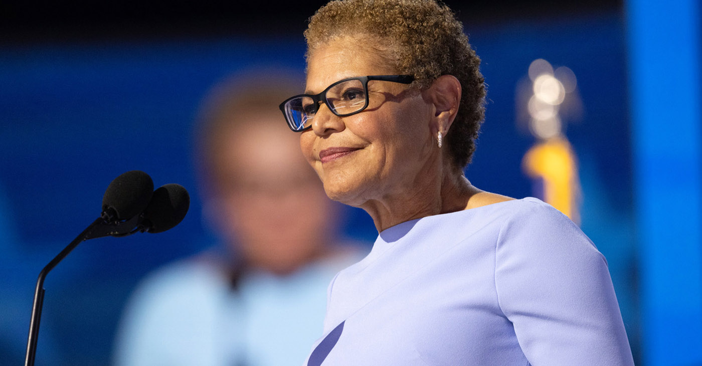 Los Angeles Mayor Karen Bass. Photo by Max Elramsisy.