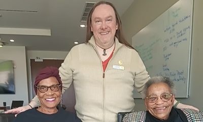 Myrtle Braxton (l-r), Byran H. Harris, and Michelle Hayes. Photo by Mike Kinney.