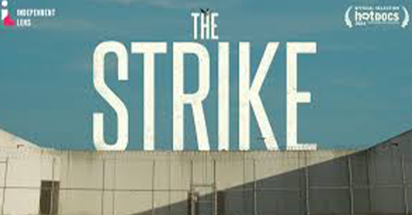 Poster advertising ‘The Strike,’ a documentary about California prisoners responding to solitary confinement with hunger strikes. Courtesy image.