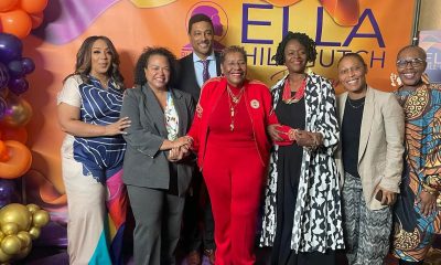 L-R: BWOPA State Executive Director LaNiece Jones; State Asm. Mia Bonta; BWOPA 2024 Man of The Year/Urban League SFBA CEO Ken Maxey; BWOPA State President Hon. Dezie Woods-Jones; State Senator Lola Smallwood-Cuevas; Rowena Brown, Oakland Councilmember At-Large, Elect; BWOPA State Regional Director Vashone Huff. Courtesy photo.