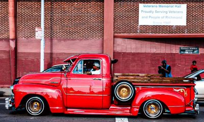 Photo of red lowrider by Jesus “Frisco Lens” Coba.