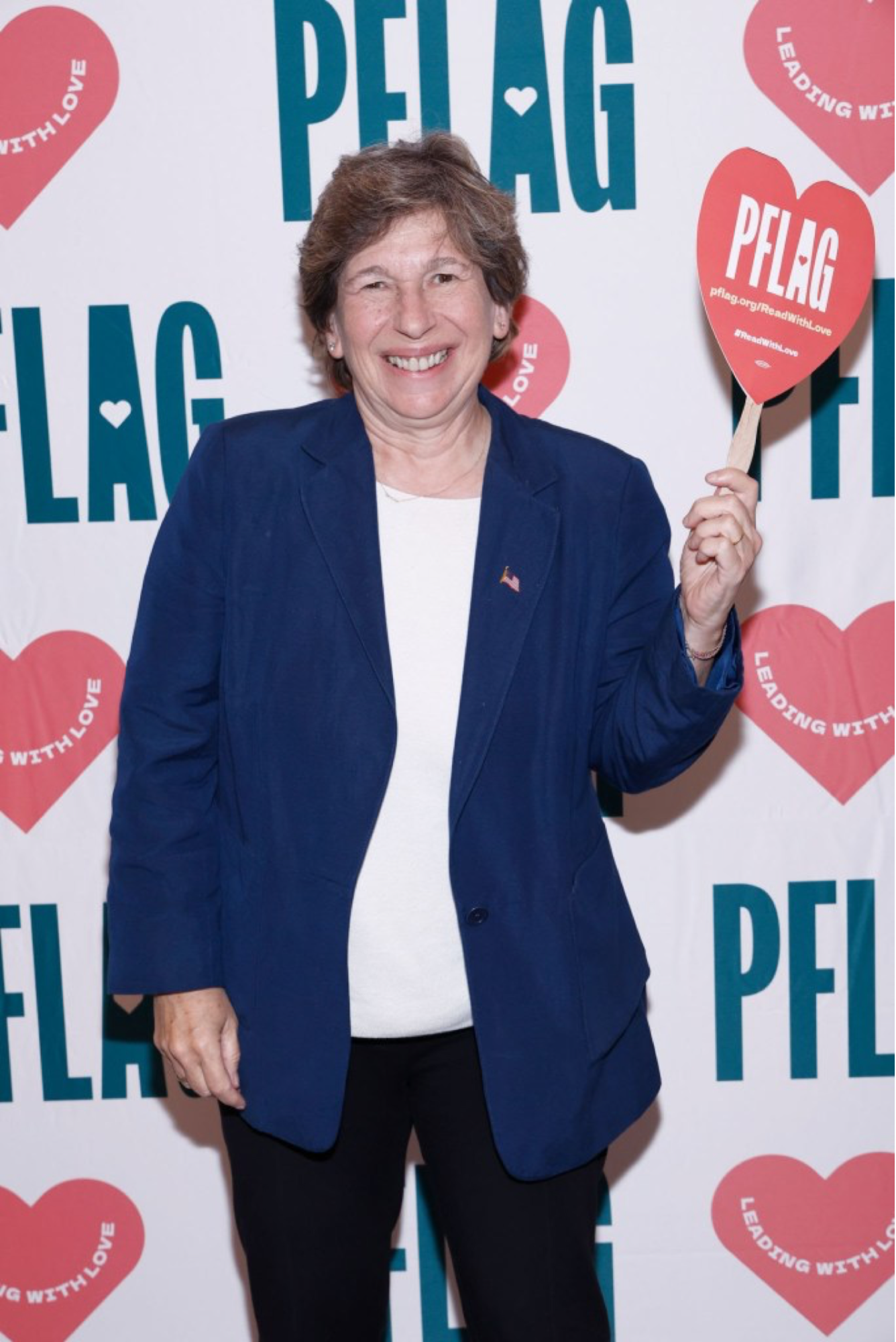 WASHINGTON, DC – SEPTEMBER 18: The PFLAG National Flag Bearer Award recipient Randi Weingarten, President, American Federation of Teachers attends PFLAG National’s “Love Takes Justice” Event Photo by Paul Morigi/Getty Images for PFLAG National)