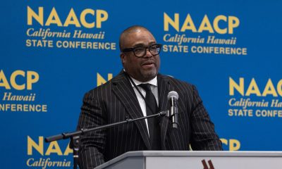 Rick L. Callender, Esq., President of the NAACP CA-Hawaii, addressing attendees at the state convention, October 2024. Photo by Rich Woods.