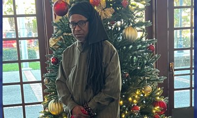 Damon “Shuja” Johnson at an Alameda County Behavioral Health Care Services Holiday Cultural Event for the Office of Peer Support Services. Courtesy photo.