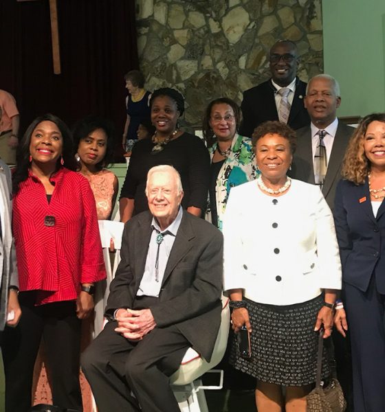 Congressperson Barbara Lee invited her fellow members of Congress and their key staff to visit Jimmy Carter’s Sunday School lessons.