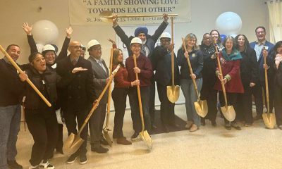 The groundbreaking ceremony was held indoors due to the rain. Photo courtesy of the City of Richmond.