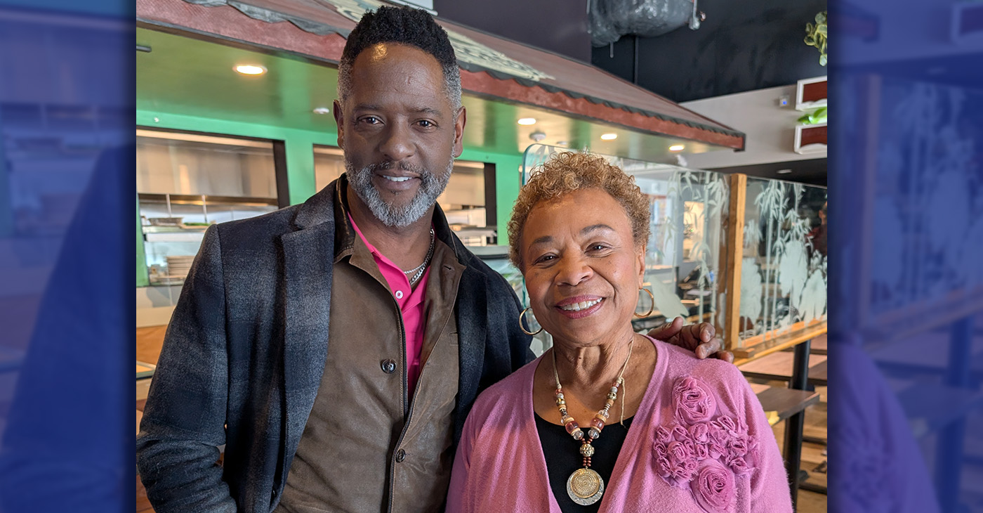 Blair Underwood (left) and Barbara Lee (right). Courtesy photo.