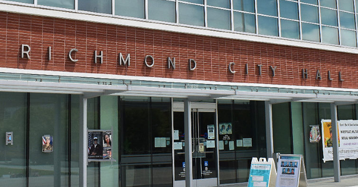 Richmond City Hall. Photo by Mike Kinney, Richmond Standard.