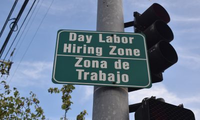 Day laborer zone sites are scattered across several streets in East Oakland, California. The sites allow workers to find temporary jobs in skilled labor such as construction, landscaping, and agriculture. Photo by Magaly Muñoz.