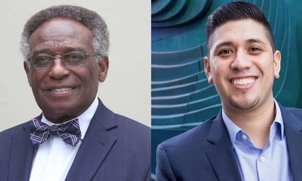 Robert Harris (left) is a retired attorney at PG&E and former legal counsel for NAACP. Richard Fuentes is co-owner of FLUID510 and chair of the Political Action Committee, American Federation of State, County, and Municipal Employees (AFSCME) Council 57. Courtesy photos.