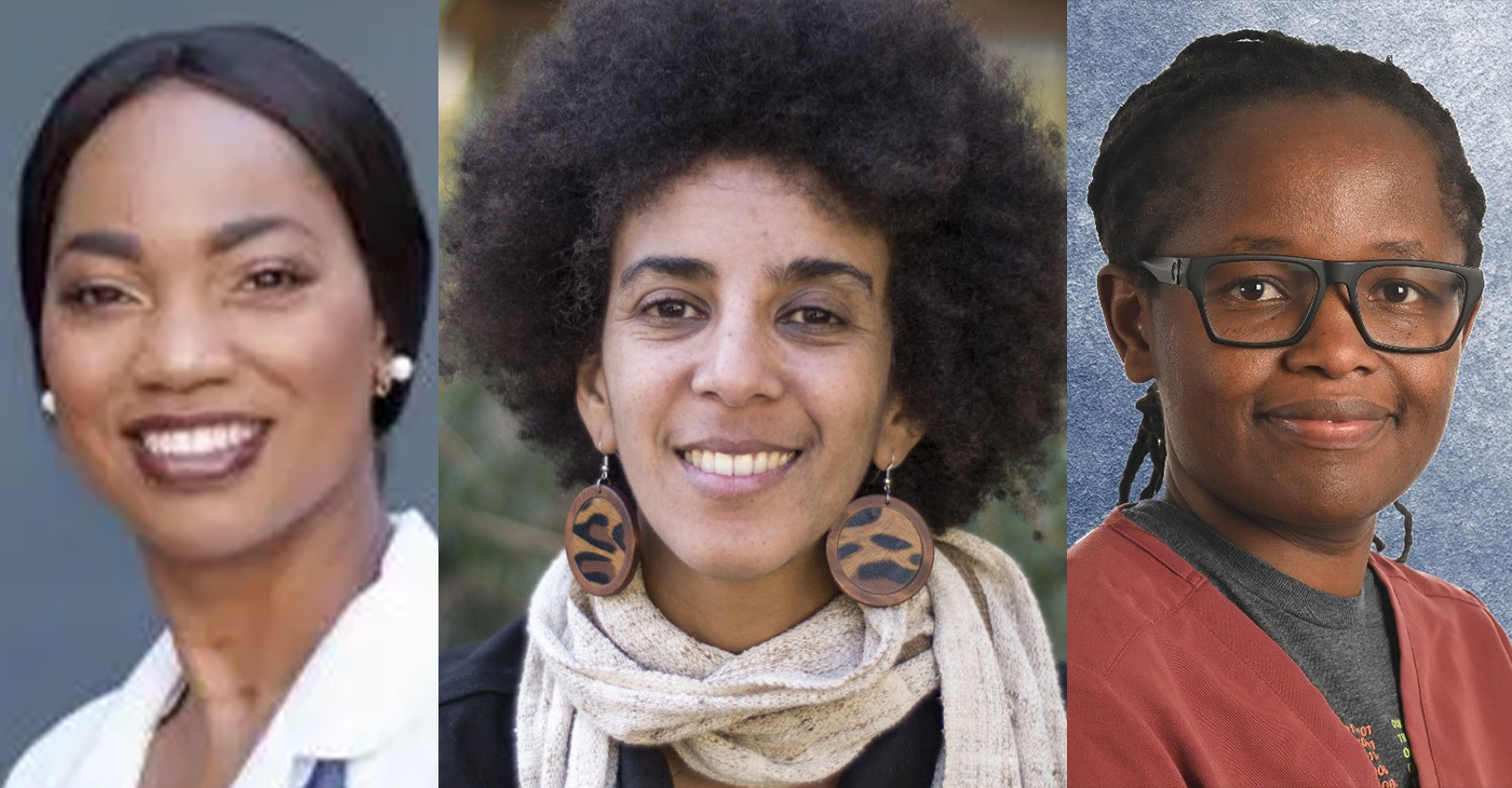 (Left to right:) Dr. Akilah Weber Pierson. CBM file photo. Dr. Timnit Gebru is DAIR’s founder and executive director. Photo courtesy of Dr. Gebru. Judy Wawira Gichoya, MD, MS, is an associate professor in the Department of Radiology and Imaging Sciences at Emory University School of Medicine. Dr. Gichoya serves as co-director in leading the Healthcare AI Innovation and Translational Informatics (HITI) Lab. Trained as both an informatician and an interventional radiologist, Dr. Gichoya’s work is centered around using data science to study health equity. Photo provided by the Emory University Winship Cancer Institute.