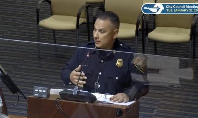 Richmond Fire Chief Aaron Osorio. Image via KCRT Media.